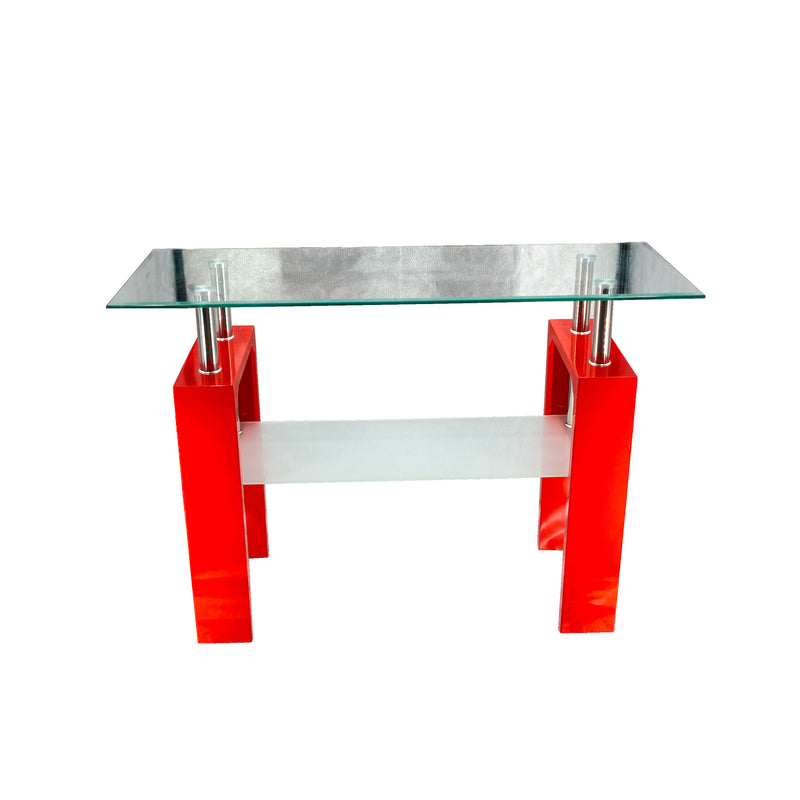 Console Table- Glossy Red Wine