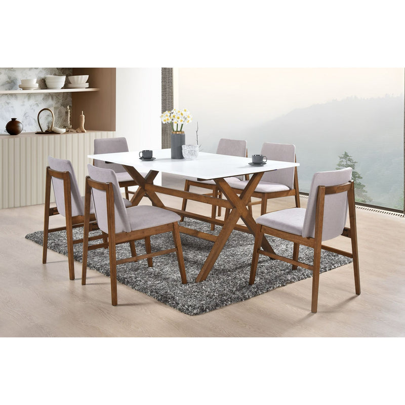 Modern 6-Piece Dining Set – Elegant Simplicity with a Contemporary Twist