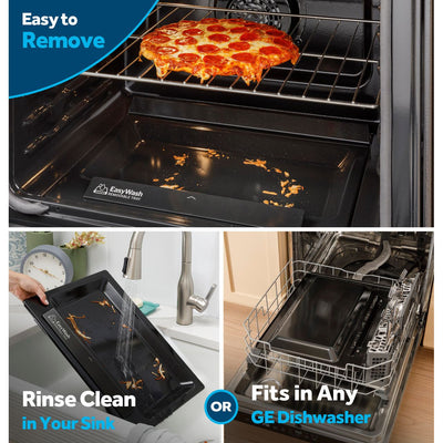 GE® 30" Slide-In Electric Convection Range with No Preheat Air Fry and EasyWash™ Oven Tray