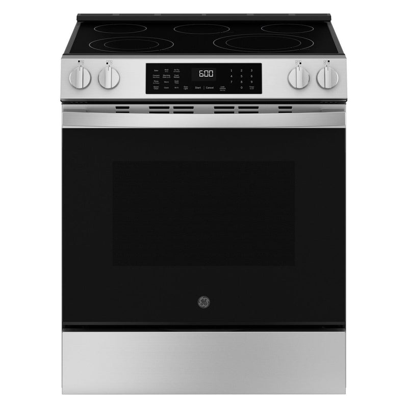 GE® 30" Slide-In Electric Convection Range with No Preheat Air Fry and EasyWash™ Oven Tray