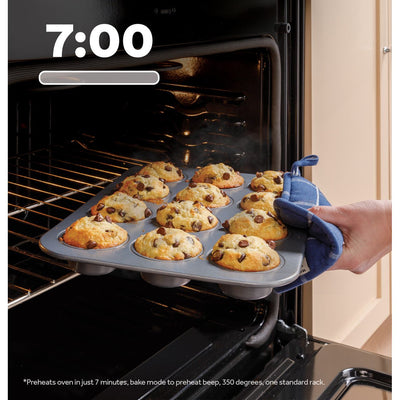 GE® 30" Slide-In Electric Convection Range with No Preheat Air Fry and EasyWash™ Oven Tray