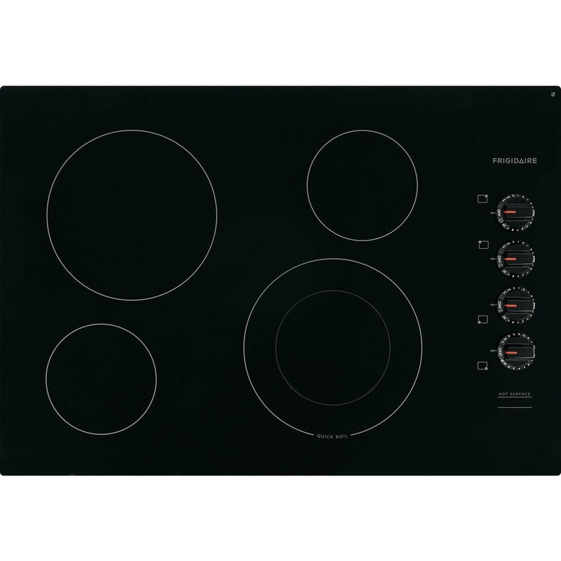 30 Inch Electric Cooktop with 4 Element Burners, Ceramic Glass Surface, 3000W Quick Boil Element